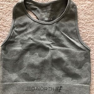 Jed North Warrior Crop Top - Gray Camo
